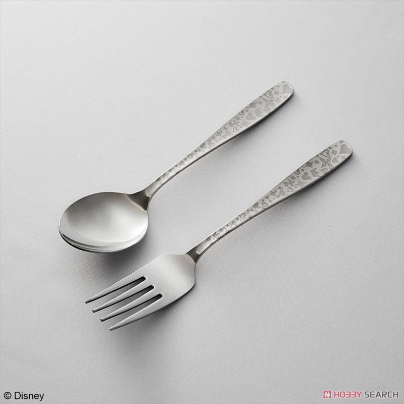 Kingdom Hearts Fork & Spoon [Confetti Silver] (Anime Toy) Item picture1