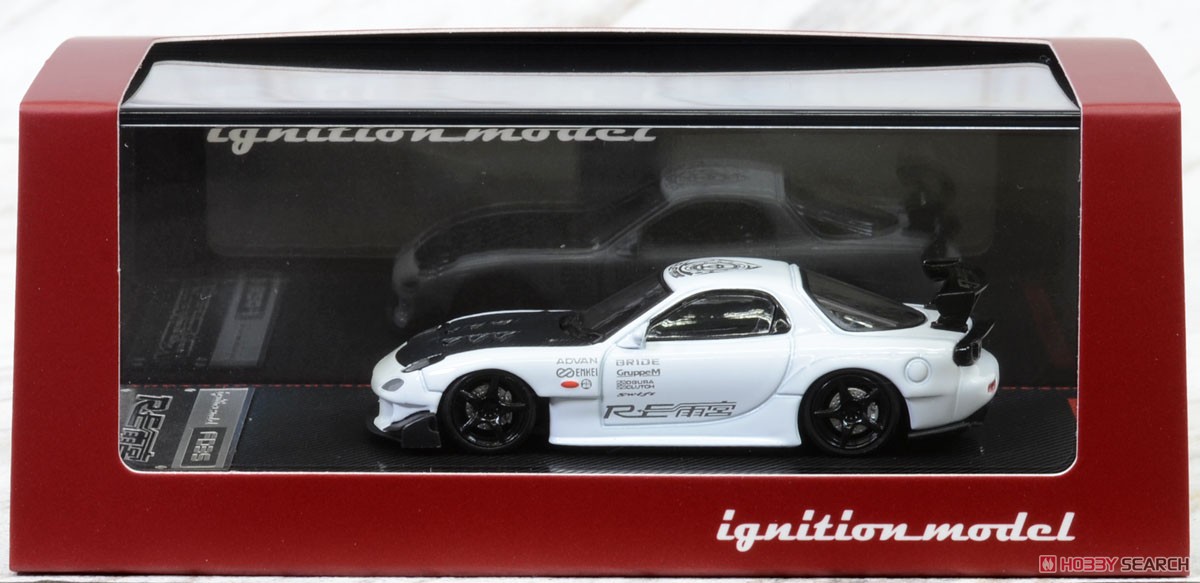 Mazda RX-7 (FD3S) RE Amemiya White (ミニカー) パッケージ2