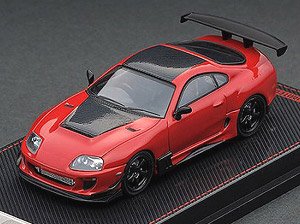 Toyota Supra (JZA80) RZ Red with Mr.Orido (Diecast Car)