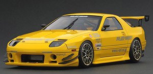 Mazda RX-7 (FC3S) RE Amemiya Yellow (ミニカー)