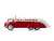 White Gilmore Streamline Tank Truck 1935 Red / Ivory (Diecast Car) Item picture2