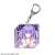 Mainichi Compile Heart Acrylic Key Ring Design 05 (Purple Heart) (Anime Toy) Item picture1