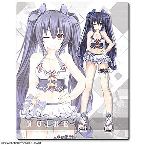 Mainichi Compile Heart Rubber Mouse Pad Design 02 (Noire) (Anime Toy)