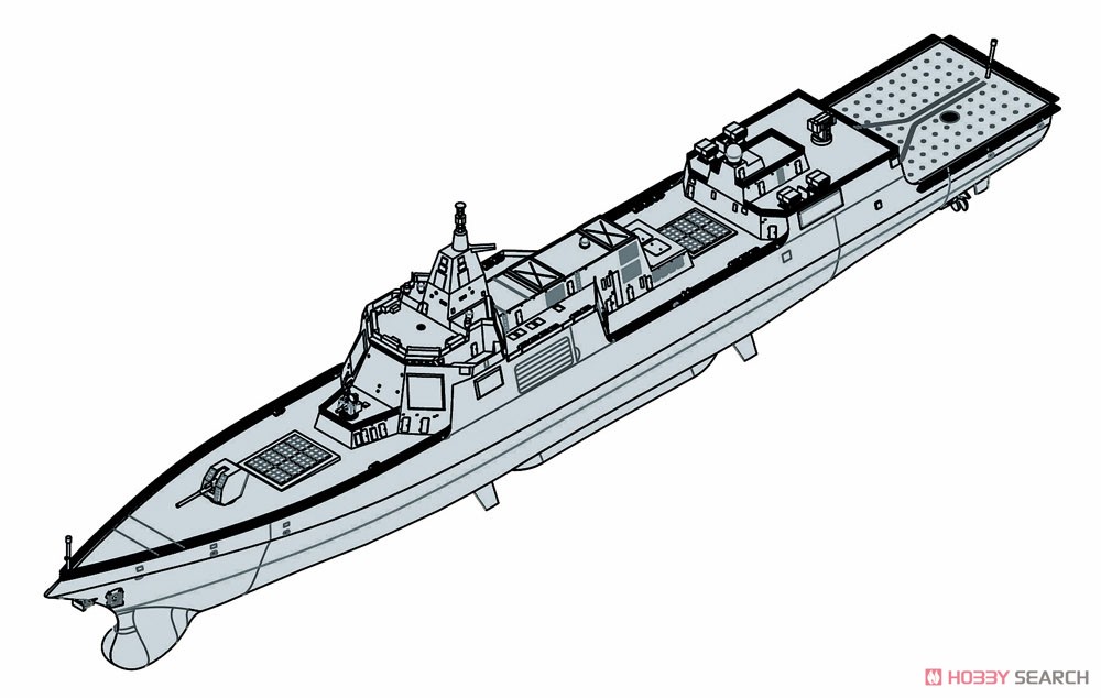 中国人民解放軍海軍 055型 駆逐艦 (プラモデル) その他の画像1