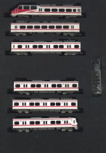 Meitetsu Series 1000/1200 `Panorama Super` 1115 Formation (Original Color, B Formation) Six Car Formation Set (w/Motor) (6-Car Set) (Pre-colored Completed) (Model Train)