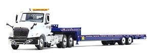 インターナショナル LT レッドウェル ハイドラトレーラー付き `コマツ` (ミニカー)