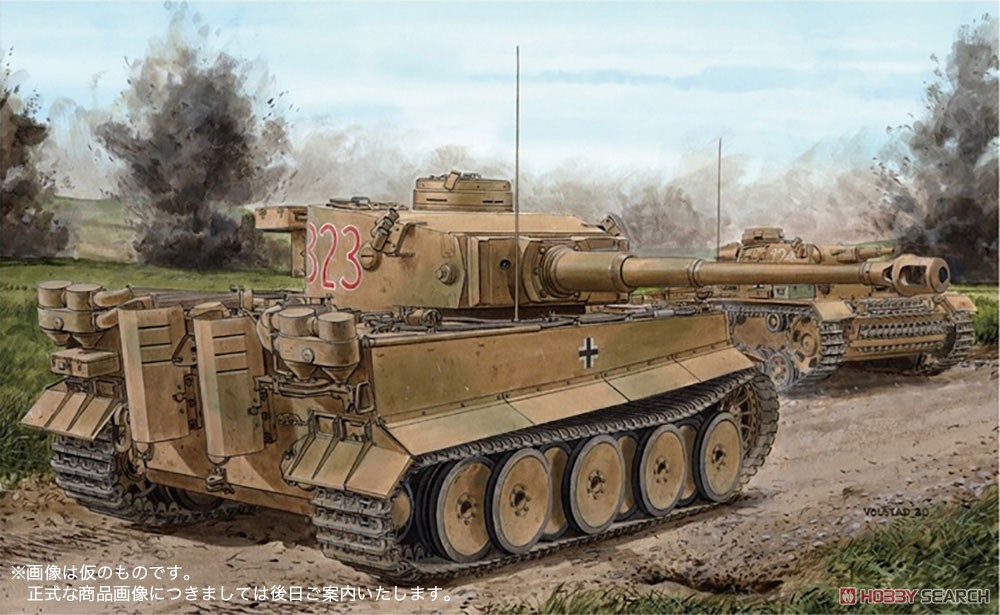 WW.II ドイツ軍 ティーガーI 初期型 第501重戦車大隊 北アフリカ戦線 `オクセンコフ作戦` (プラモデル) その他の画像1