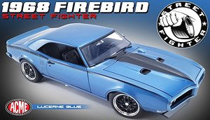 1968 Pontiac Firebird Street Fighter - Lucerne Blue (ミニカー)