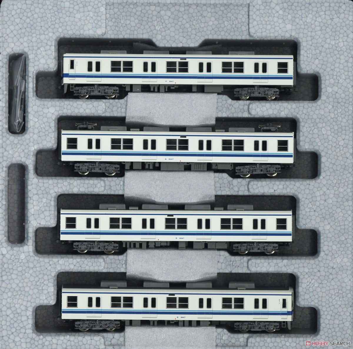 東武鉄道 8000系 (更新車) 4両増結セット (増結・4両セット) (鉄道模型) 商品画像1