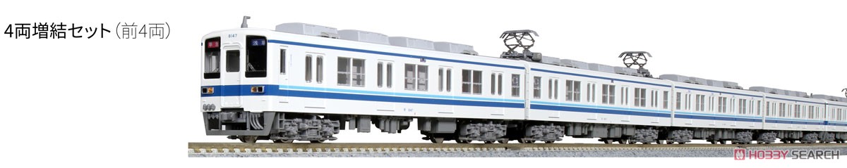 東武鉄道 8000系 (更新車) 4両増結セット (増結・4両セット) (鉄道模型) その他の画像2