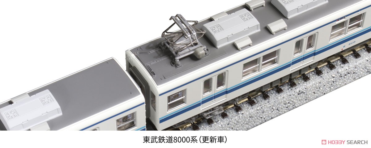 東武鉄道 8000系 (更新車) 4両増結セット (増結・4両セット) (鉄道模型) その他の画像5