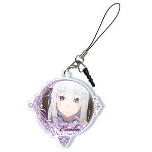 [Re:Zero -Starting Life in Another World-] Acrylic Earphone Jack Accessory Ver.2 Design 02 (Emilia/B) (Anime Toy)