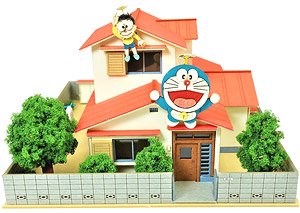 [みにちゅあーと] 特別企画 「ドラえもん」 ドラえもんとのび太の家 (組み立てキット) (鉄道関連商品) (鉄道模型)