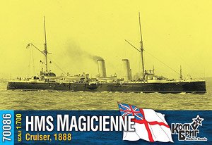 HMS Magicienne Cruiser 1888 (Plastic model)