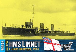 HMS Linnet L-Class Destroyer 1913 (Plastic model)