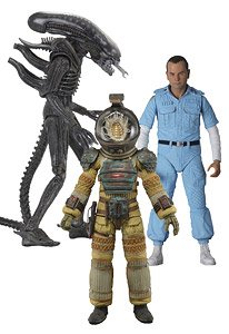Alien 40th Anniversary/ 7 inch Action Figure Series 3 (Set of 3) (Completed)