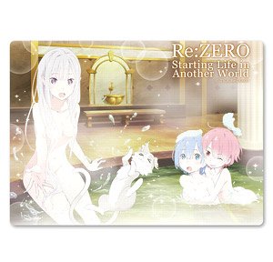 [Re:Zero -Starting Life in Another World-] Rubber Mouse Pad Design 03 (Emilia & Rem & Ram & Pack) (Anime Toy)