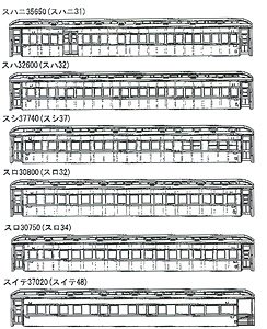 1/80(HO) [Limited Edition] Limited Express `Tsubame` Nine Car Formation Set Plastic Base Kit `Kai` (Unassembled Kit) (Model Train)