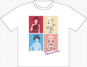 Rent-A-Girlfriend Assembly T-Shirt White M (Anime Toy)