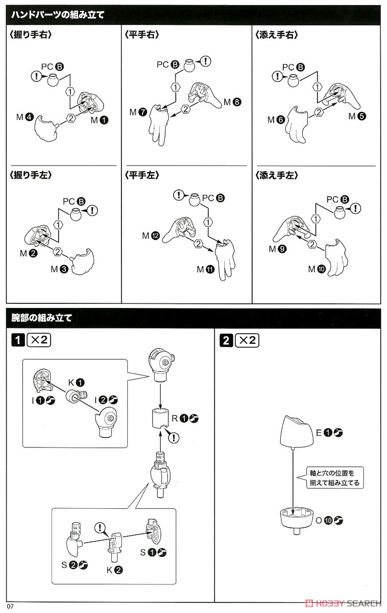 ロックマンX フォースアーマー (プラモデル) 設計図4