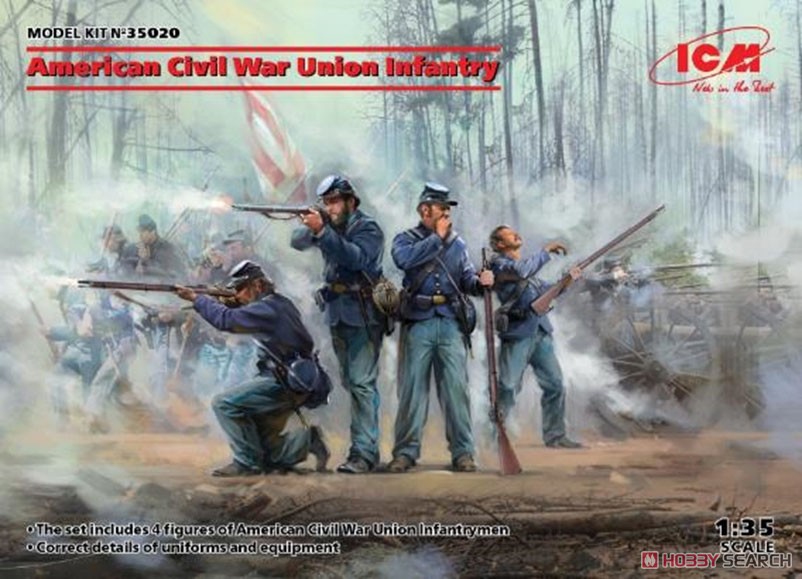 アメリカ南北戦争 北軍歩兵 (プラモデル) その他の画像1