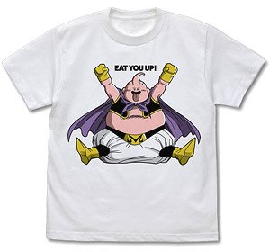 ドラゴンボール超 魔人ブウ Tシャツ たべちゃおVer. WHITE S (キャラクターグッズ)