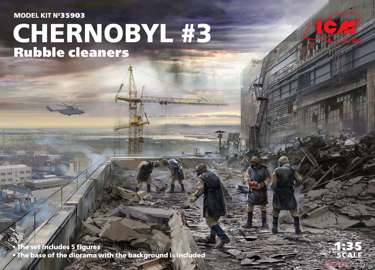 Chernobyl #3 Rubble Cleaners (5 Figures) (Plastic model) Other picture1