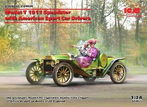 Model T 1913 Speedster w/American Sport Car Drivers (Plastic model)