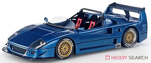 F40 LM Beurlys Barchetta Blue (Diecast Car) Other picture1
