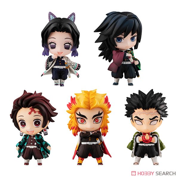 Demon Slayer: Kimetsu no Yaiba Tanjiro & Hashira Mascot Set A (Set of 5) (PVC Figure) Item picture1