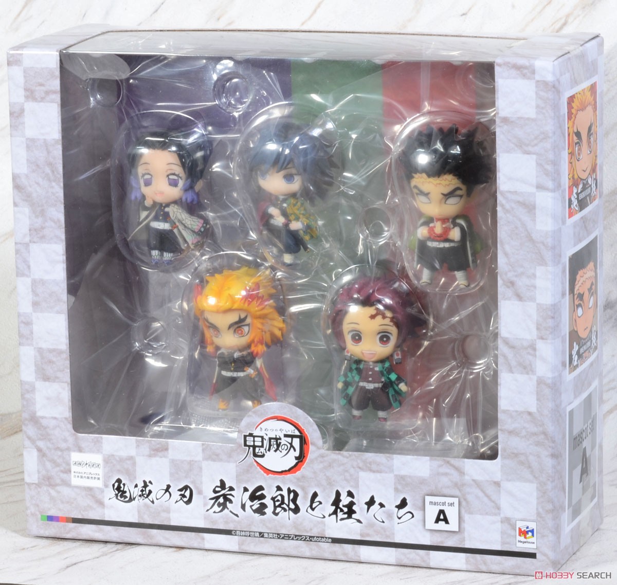 Demon Slayer: Kimetsu no Yaiba Tanjiro & Hashira Mascot Set A (Set of 5) (PVC Figure) Package1