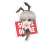 Uzaki-chan Wants to Hang Out! Acrylic Badge B (Anime Toy) Item picture1