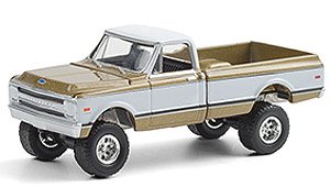 1969 Chevrolet K10 (Gold / White) (Diecast Car)