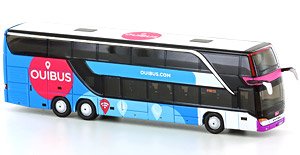 (N) MINIS SETRA S 431 DT Ouibus (ウイバス) (SETRA S431 DT SNCF OUIBUS) (鉄道模型)