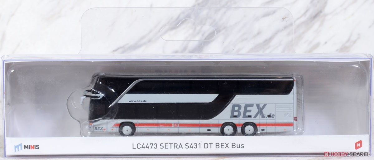 (N) MINIS SETRA S 431 DT BEX ベルリン (SETRA S431 DT BEX Bus) (鉄道模型) パッケージ1