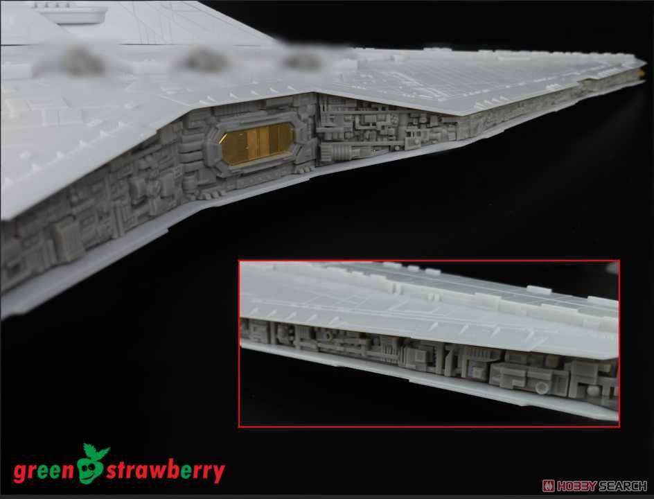 ヴェネター級 銀河帝国 宇宙 戦艦用クリアサイドパネル (R社用) (プラモデル) その他の画像2