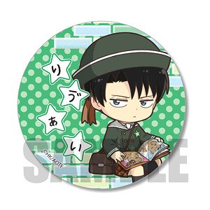 Can Badge Attack on Titan Kindergarten Ver. Levi A (Anime Toy)