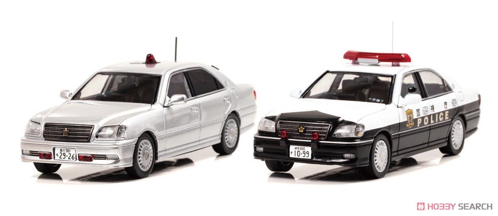 トヨタ クラウン (JZS175) 2004 警視庁交通部交通機動隊車両 (覆面 銀) (ミニカー) その他の画像1