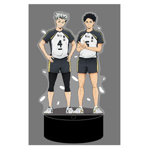 Haikyu!! To The Top LED Big Acrylic Stand 05 Fukurodani Gakuen High School (Anime Toy)