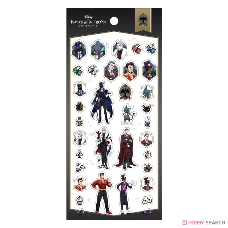 ディズニー ツイステッドワンダーランド 平面ステッカー ナイトレイブンカレッジ (キャラクターグッズ) 商品画像1