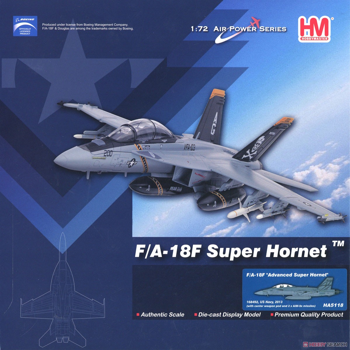 F/A-18F `アドバンスド・スーパーホーネット` (完成品飛行機) パッケージ1