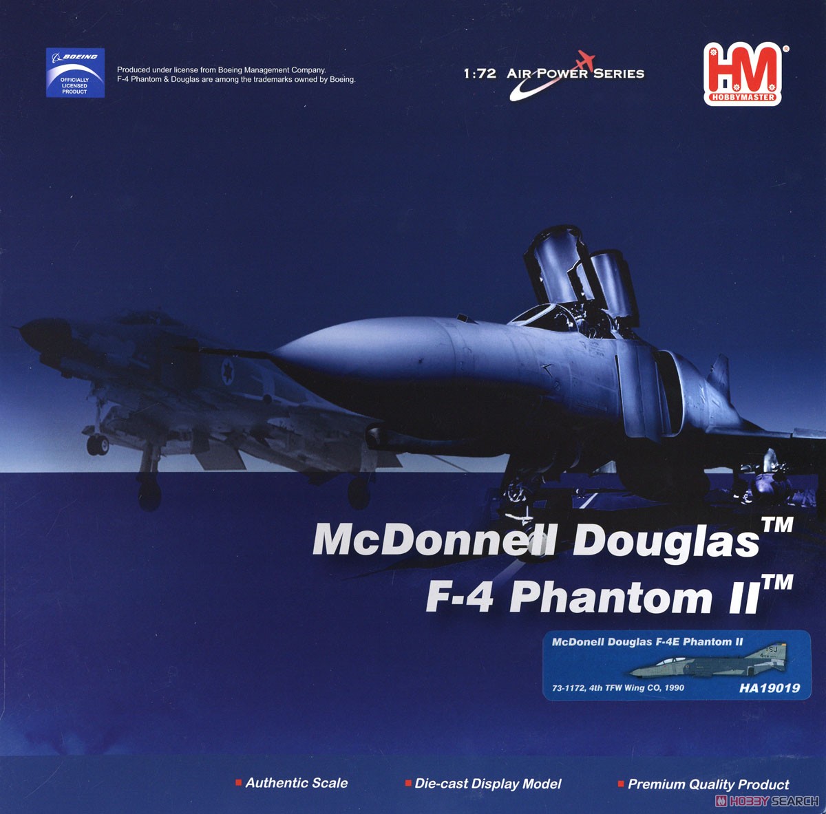 F-4E ファントムII `アメリカ空軍 シーモア・ジョンソン空軍基地` (完成品飛行機) パッケージ1