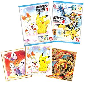 Pokemon Shikishi Art 4 (Set of 10) (Shokugan)
