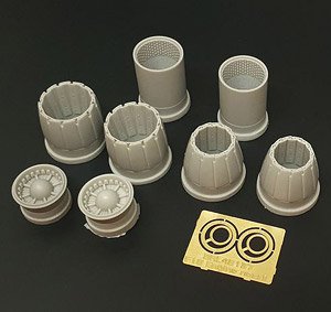 F/A-18A/B/C/D ホーネット用 GE F404エンジンノズル (キネティック社用) (プラモデル)