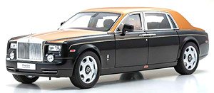 Rolls-Royce Phantom EWB (Diamond Black / Gold) (Diecast Car)