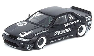 Nissan Silvia S13 Rocket Bunny V2 Matte Black (Diecast Car)