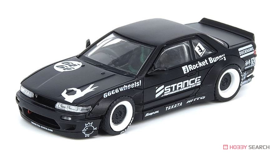 Nissan シルビア S13 ROCKET BUNNY V2 マットブラック (ミニカー) 商品画像1