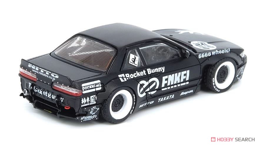 Nissan シルビア S13 ROCKET BUNNY V2 マットブラック (ミニカー) 商品画像2