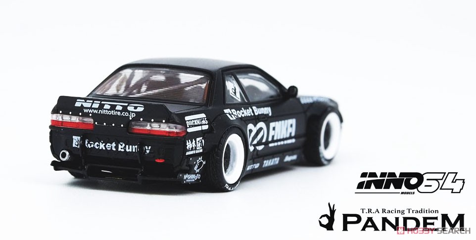 Nissan シルビア S13 ROCKET BUNNY V2 マットブラック (ミニカー) その他の画像3