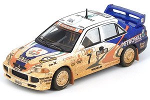 Mitsubishi Lancer Evolution III #7 Australia Rally 1996 Weathering (Diecast Car)